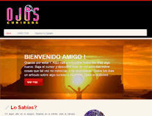 Tablet Screenshot of ojoscuriosos.com